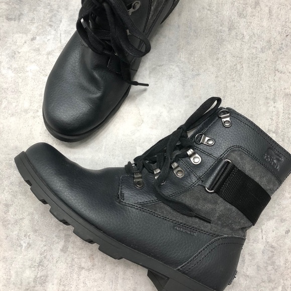 Sorel EMELI CONQUEST BOOT Combat Lace up - Picture 2 of 11